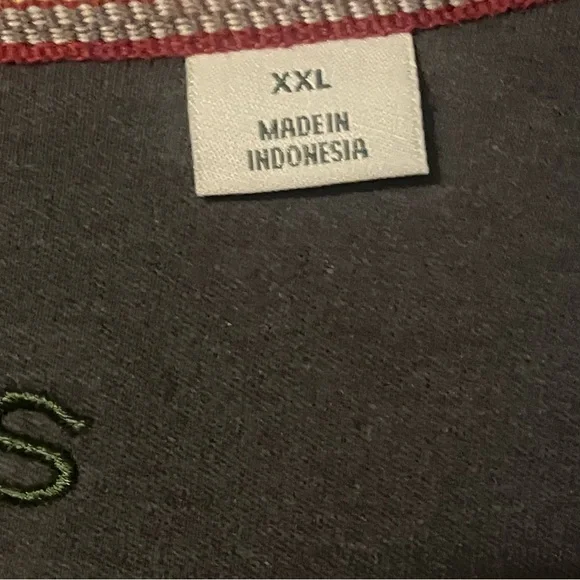 Orvis Men's Blue Quarter Zip Long Sleeve Embroider Pullover Sweatshirt Size XXL - Picture 11 of 14